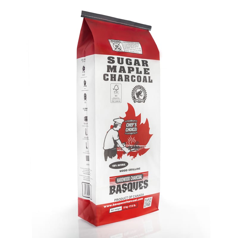 Basques 61553 All Natural Sugar Maple Lump Charcoal 17.6 lb