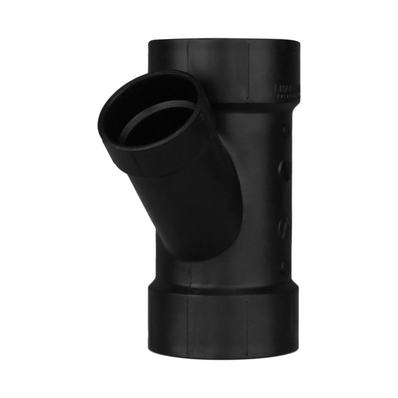 Charlotte Pipe ABS006011400 3 in. Hub X 3 in. D Hub ABS Wye