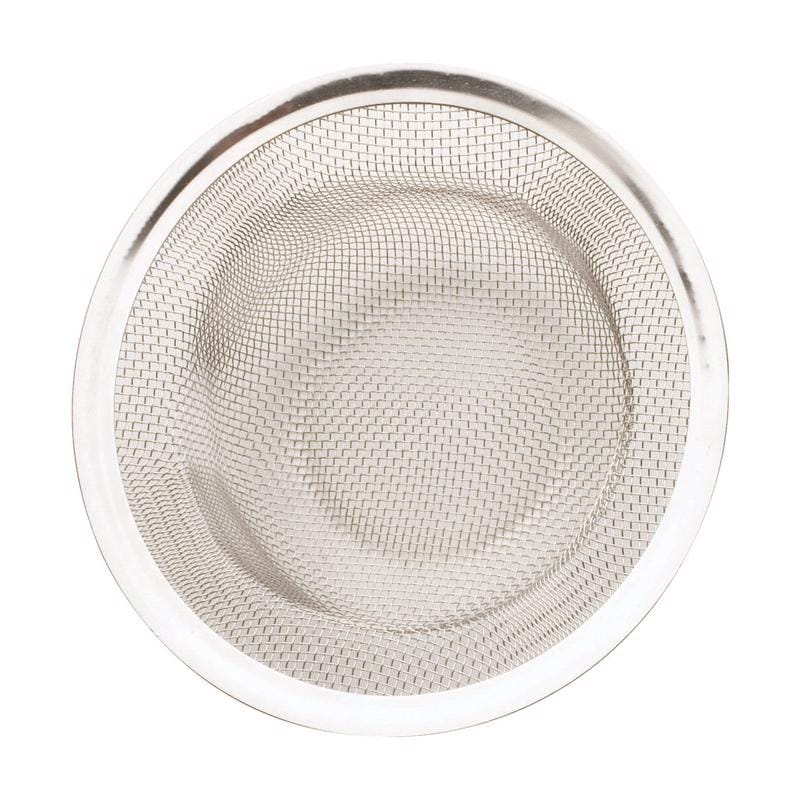 Plumb Pak PP820-35 4-1/2 in. D Silver Stainless Steel Mesh Strainer