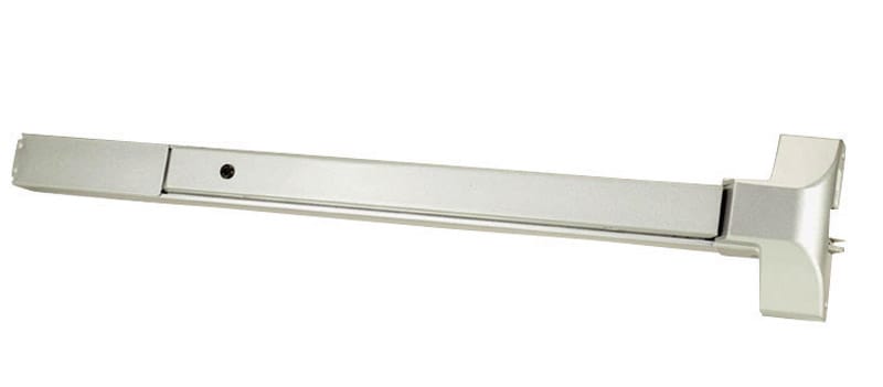 Tell EX100001 28 to 36 in. L Satin Chrome Silver Aluminum Commercial Exit Device 1 pc
