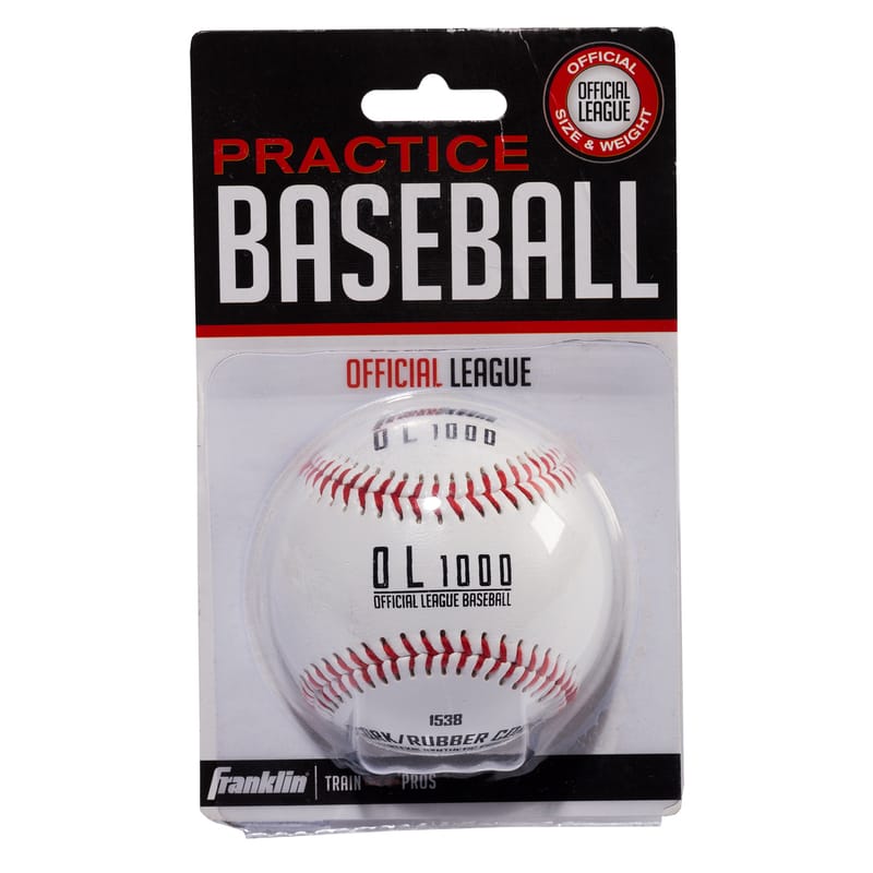 Franklin 1532 Official League White Cork/Rubber Baseball 9 in. 1 pk