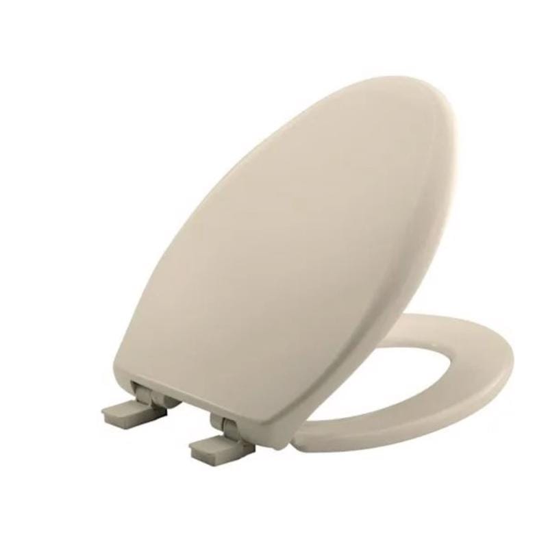 Mayfair by Bemis 187SLOW 006 Affinity Slow Close Elongated Bone Plastic Toilet Seat