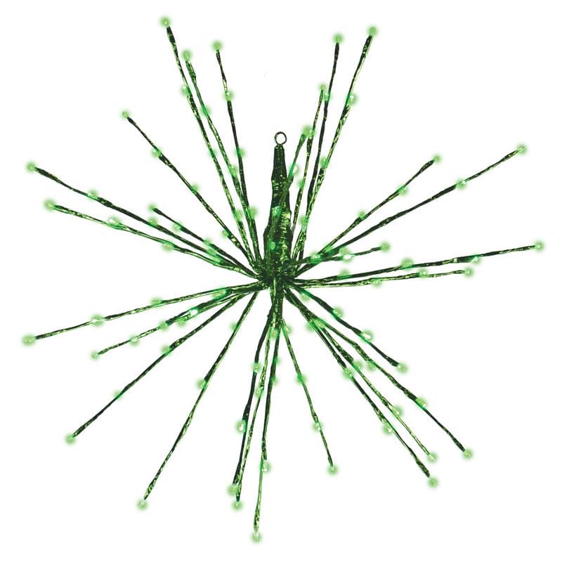 Celebrations LED-24RB-GGRA Platinum LED Green Radiant Blast 24 in. Hanging Decor