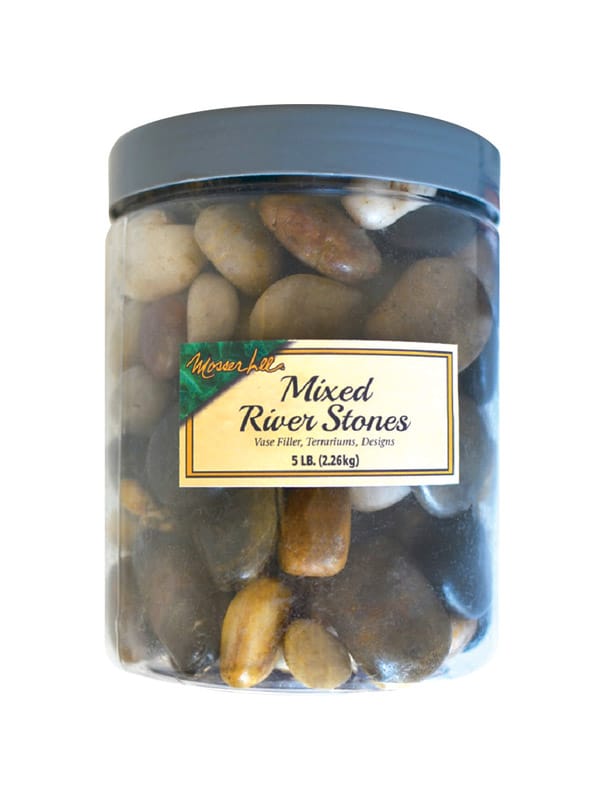 Mosser Lee ML2163 Assorted River Stone Vase Filler 5 lb