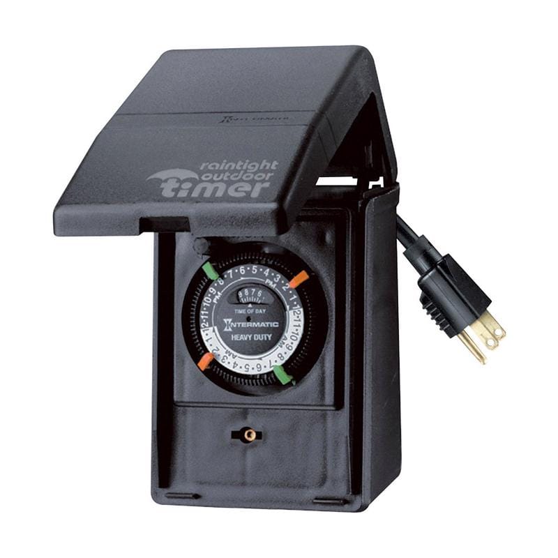 Intermatic HB11KD89 Outdoor Heavy Duty Timer 120 V Black