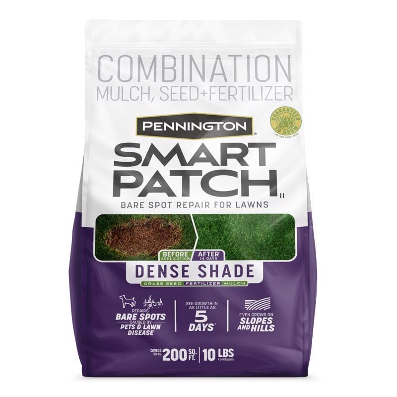 Pennington 100545666 Smart Patch Mixed Dense Shade Seed/Fertilizer/Mulch Repair Kit 10 lb