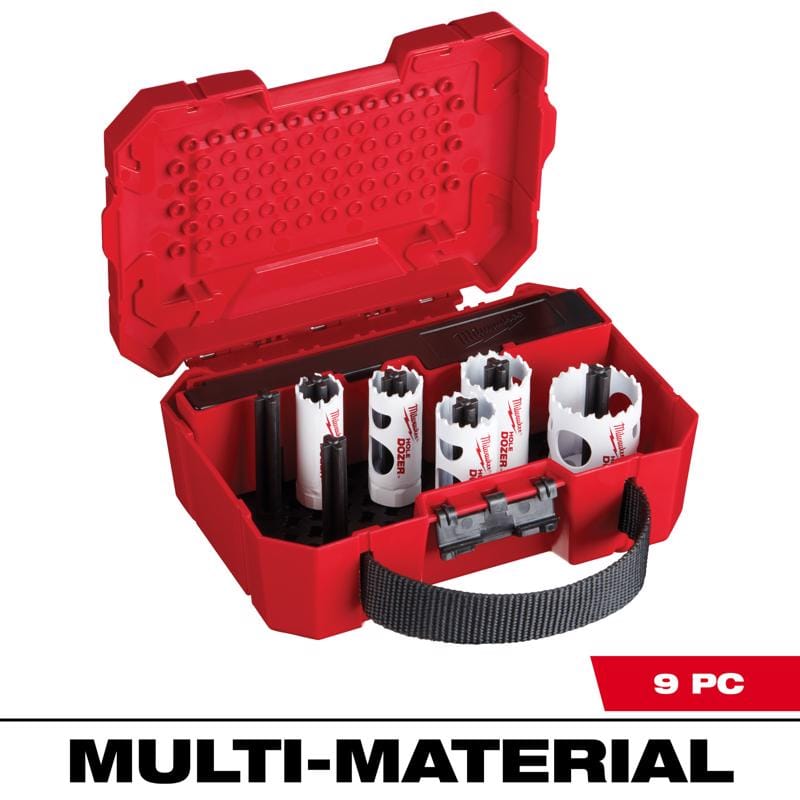 Milwaukee 49-22-4006 Hole Saw Dozer Kit 9 Piece