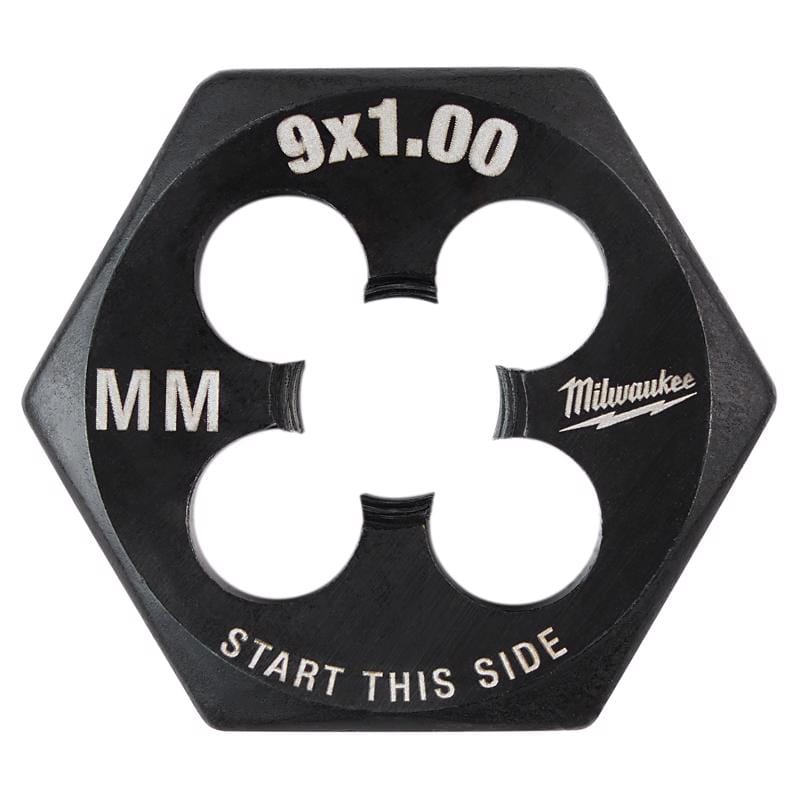Milwaukee Tool 49-57-5349 Milwaukee Metric M9x1.0 mm 1" Hex Threading Die