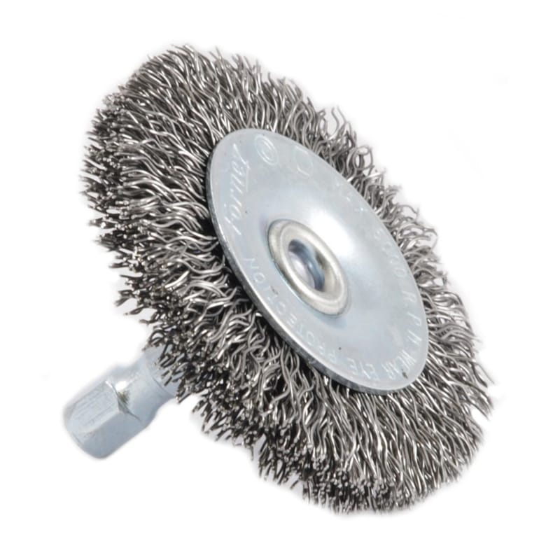 Forney 72727 Wire Wheel Crimped, 2" X .012" X 1/4" He