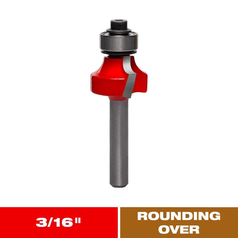 Diablo DR34108 7/8 in. D X 3/16 in. X 2-3/16 in. L Carbide Round Nose Router Bit