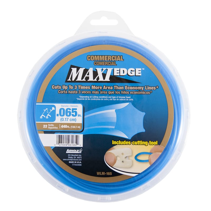 Arnold WLM-165 Maxi Edge Commercial Grade .065 in. D X 440 ft. L Trimmer Line
