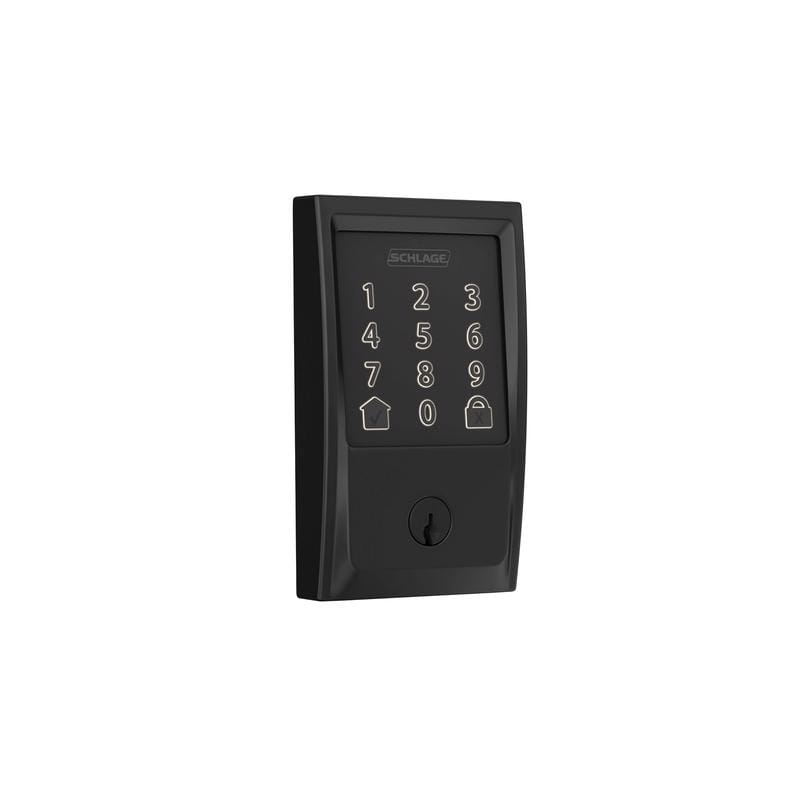 Schlage BE489WBVCEN622 Encode Matte Black Metal Wi-Fi Deadbolt
