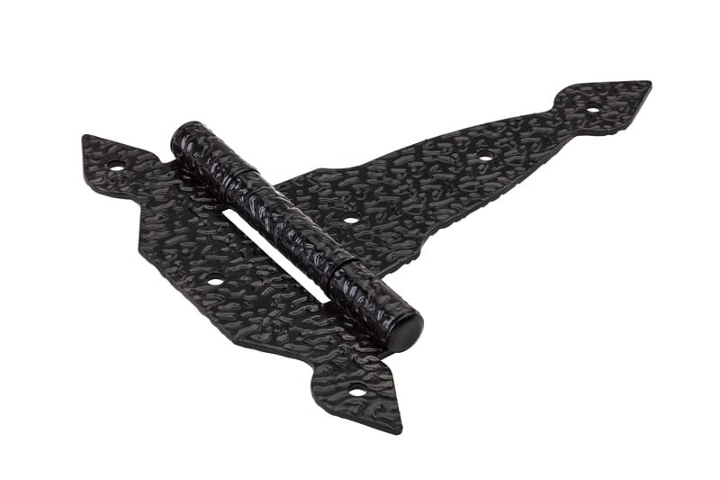 National Hardware N109-011 1/8 in. W X 6 in. L Black Steel Spear T Hinge 1 pk