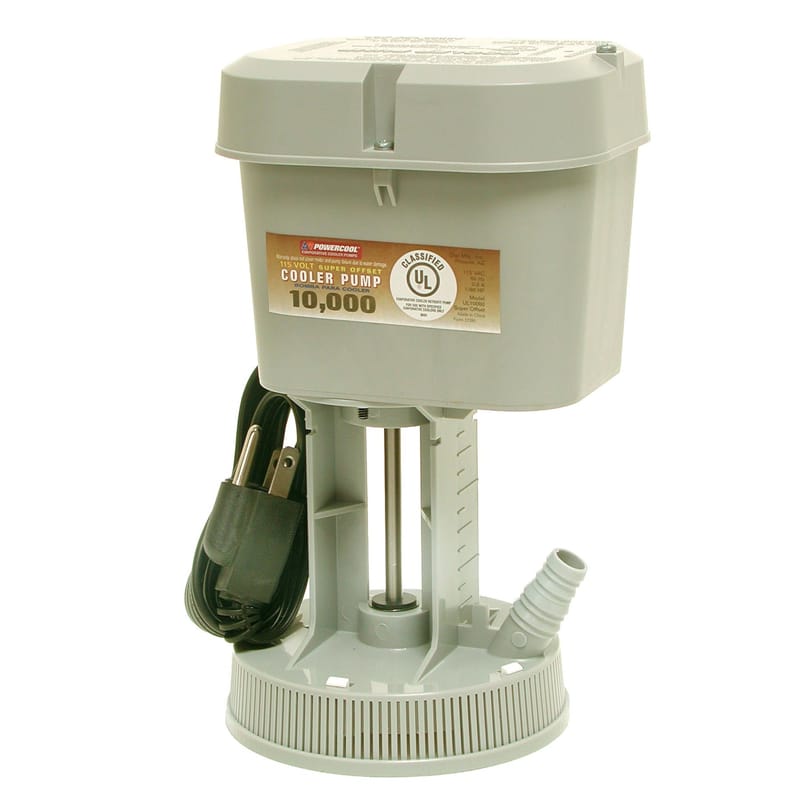 Dial 1095 8-1/2 in. H X 4-1/4 in. W Gray Plastic Evaporative Cooler Pump