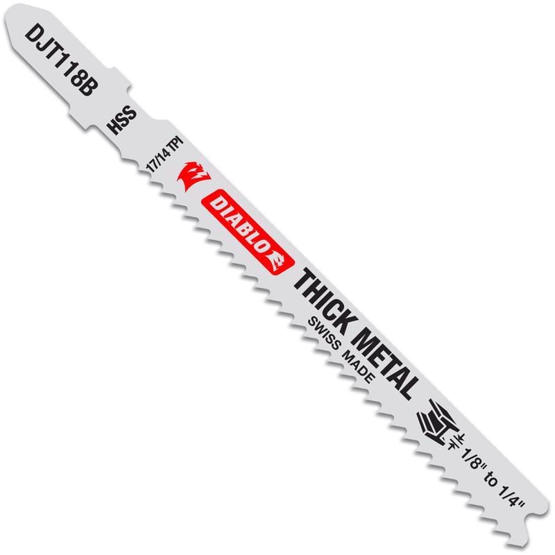 Diablo DJT118B5 Jigsw Bd Hss Thk Mtl 5Pk