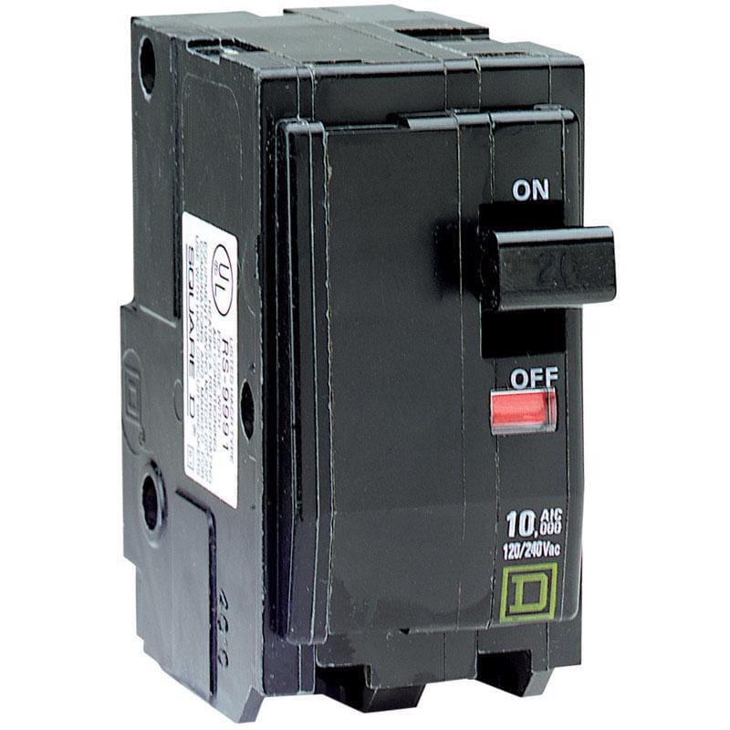 Square D QO220C QO 20 amps Plug In 2-Pole Circuit Breaker