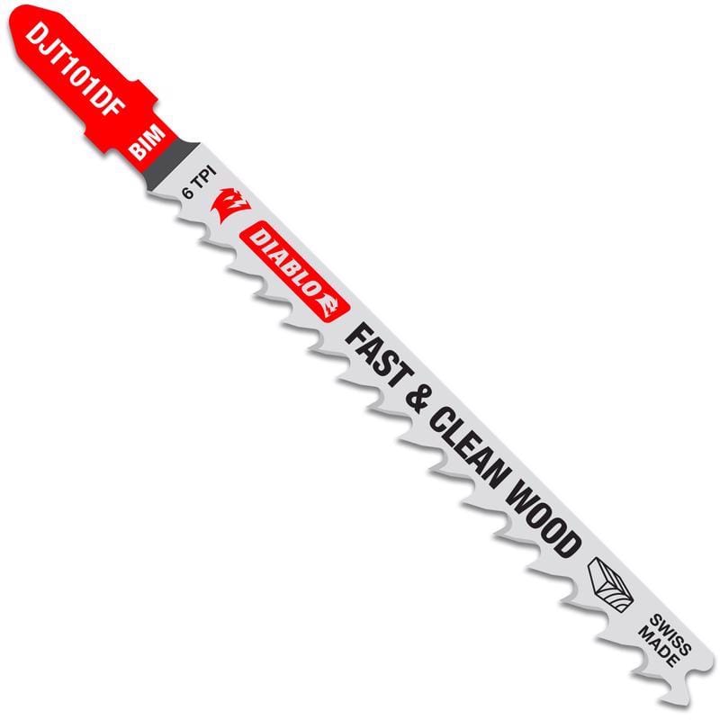 Diablo DJT101DF5 Jgsw Bim 4" 6Tpi 5Pk