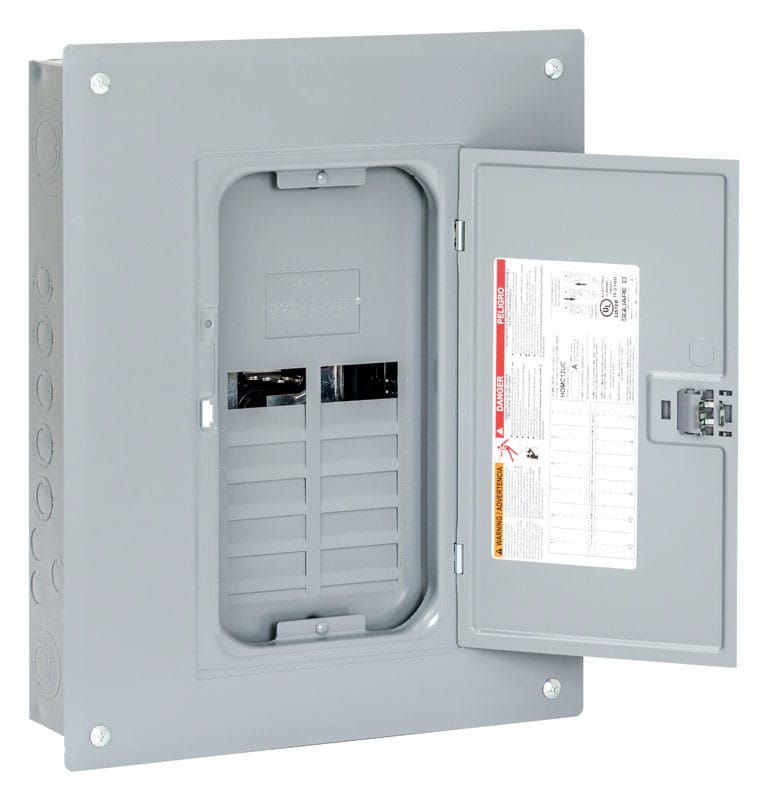 Square D HOM1224L125PGC HomeLine 125 amps 120/240 V 12 space 24 circuits Main Lug Load Center