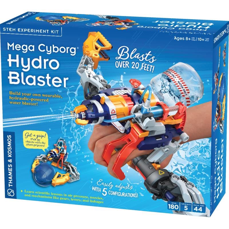 Thames & Kosmos 620503 Mega Cyborg Hydro Blaster Stem Experiment Kit Multicolored 180 pc