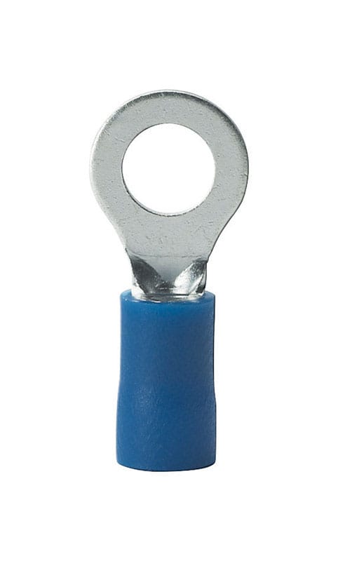 Gardner Bender 10-105 16-14 Ga. Insulated Wire Ring Terminal Blue 100 pk