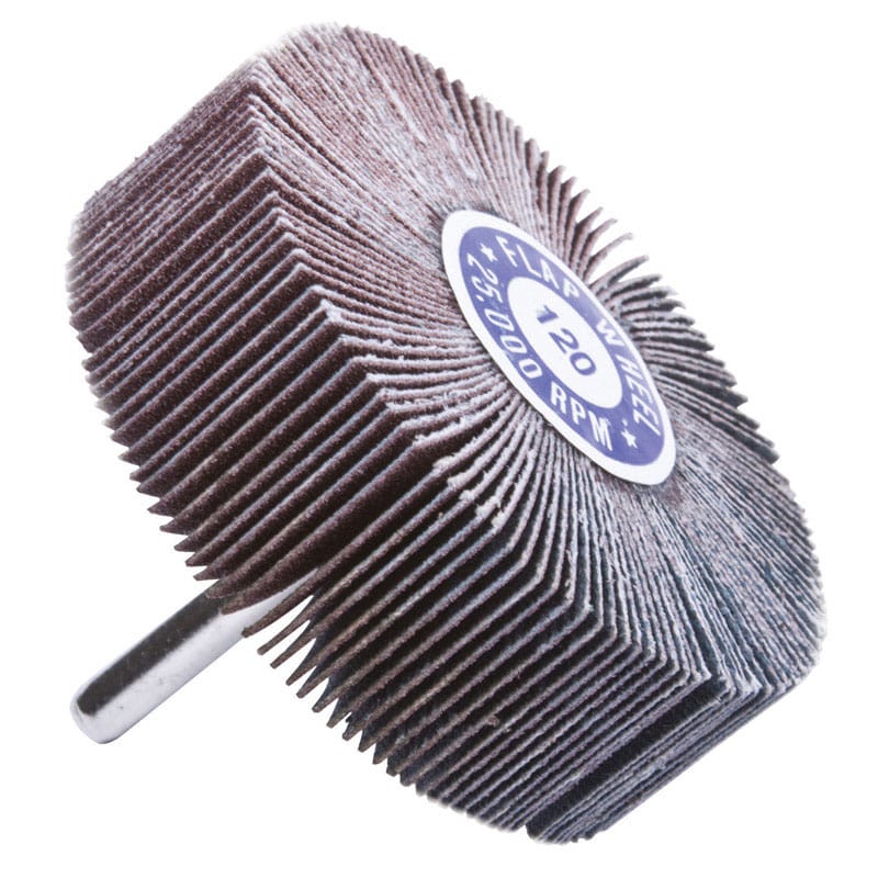 Forney 60183 3 in. D X 1/4 in. Aluminum Oxide Flap Wheel 120 Grit 1 pc