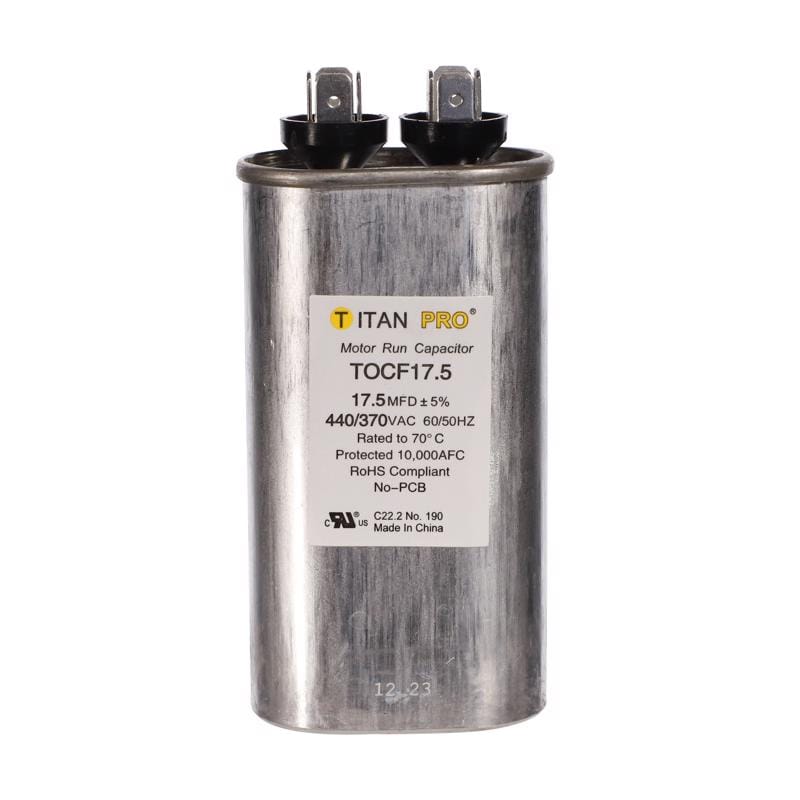 Titan Pro TOCF17.5 17.5 MFD 440 V Oval Run Capacitor