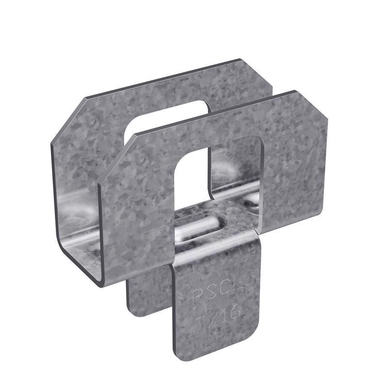 Simpson Strongtie PSCL 7/16-R50 Simpson Strong-Tie Galvanized Silver Steel Panel Sheathing Clip 50 pk