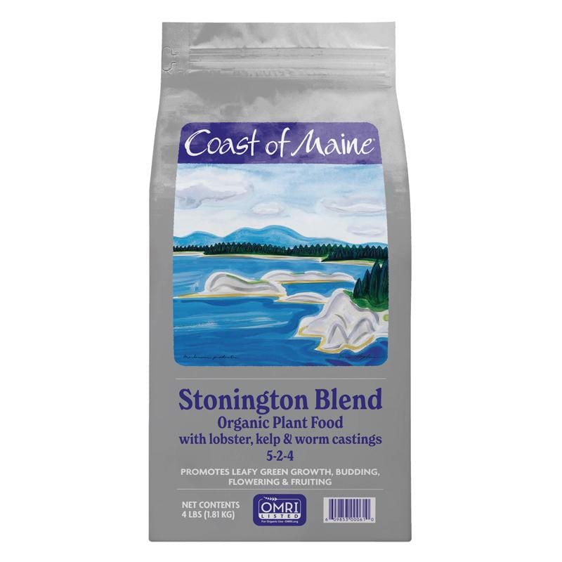 Coast of Maine SP6000 Stonington Blend Organic Granules All Purpose Plant Food 4 lb