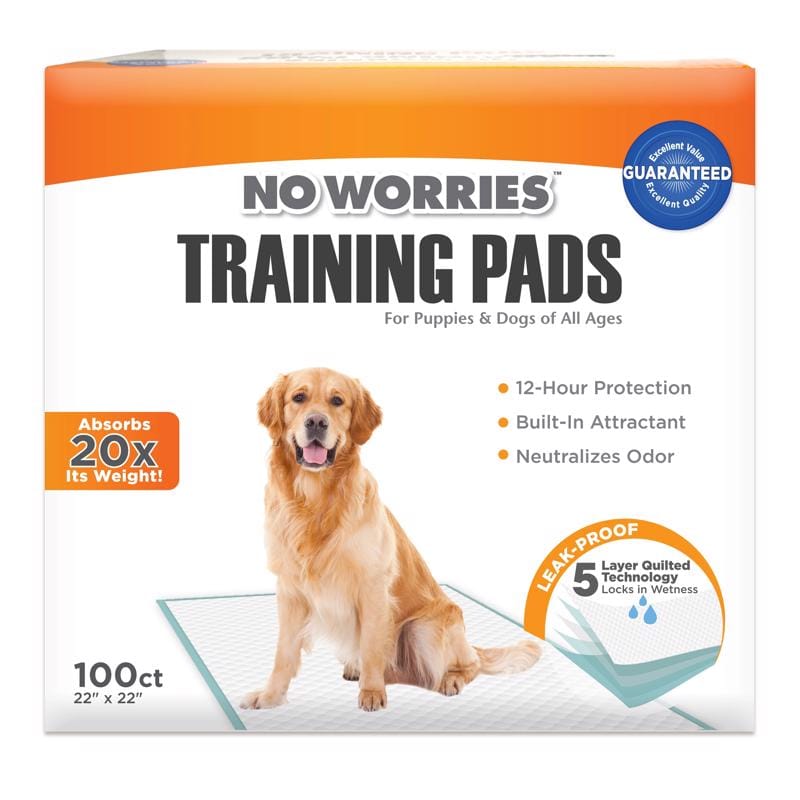 Four Paws 100526841 No Worries Plastic Training Pads 100 pk