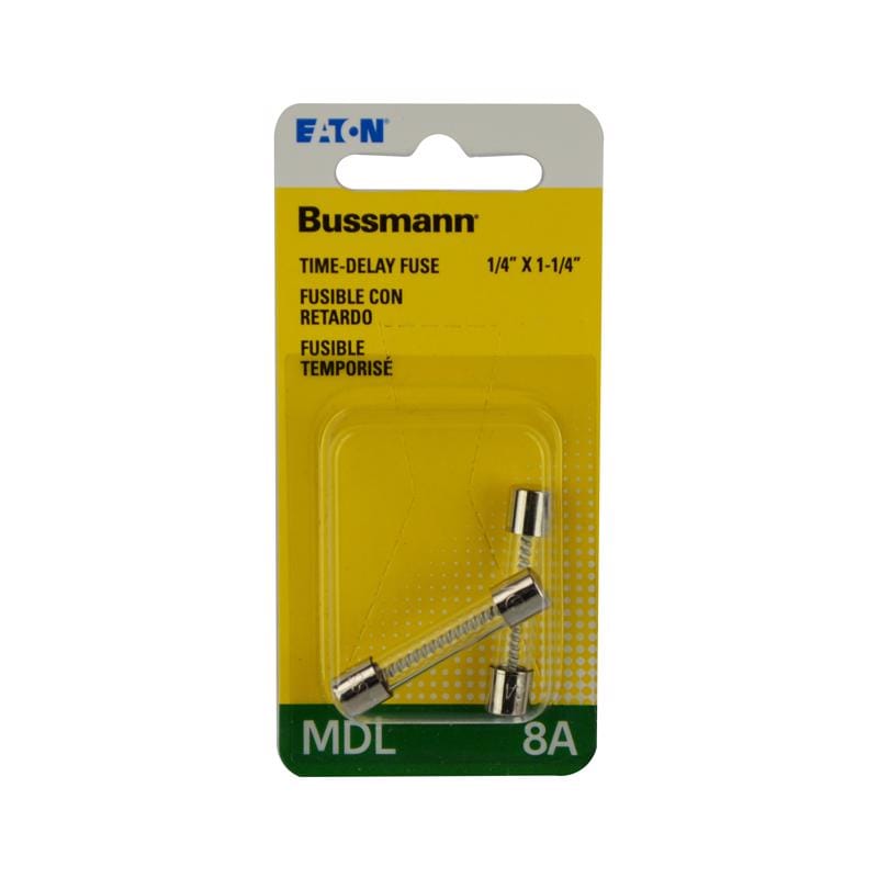Bussmann BP/MDL-8 8 amps Time Delay Fuse 2 pk