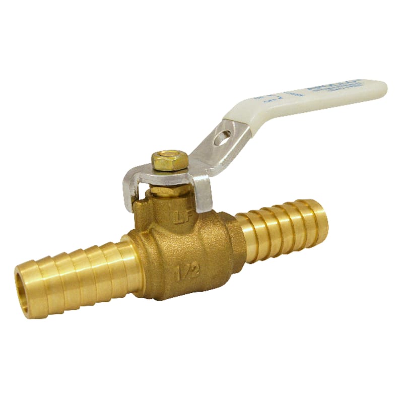 Apollo POLYV12 1/2 in. Brass Compression Irrigation Ball Valve Standard Port Quarter-Turn Lever For Potable