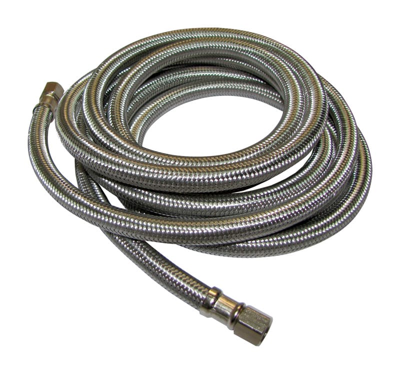 Plumb Pak PP25523 1/4 in. Compression in. X 1/4 in. D Compression 60 in. Stainless Steel Ice Maker Supply Li