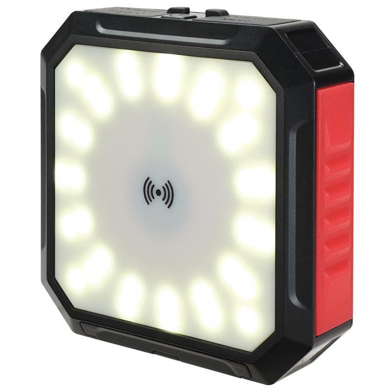 WeatherX XPC10002R Black/Red LED Rechargeable Flashlight Power Bank