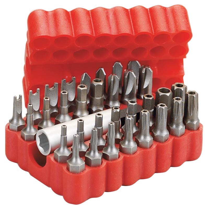 Best Way Tools B45002 Hex 1 in. L Security Bit Set Carbon Steel 33 pc