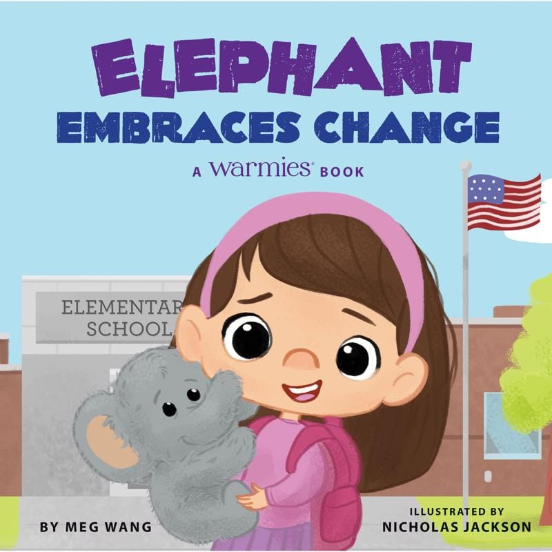 Warmies BK-ELEPHANT-1 Elephant Embraces Change Storybook