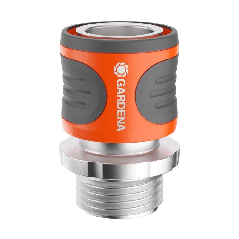 Gardena 20552-80.000.00 3/4 in. Metal Threaded Male/Female Hose Connector