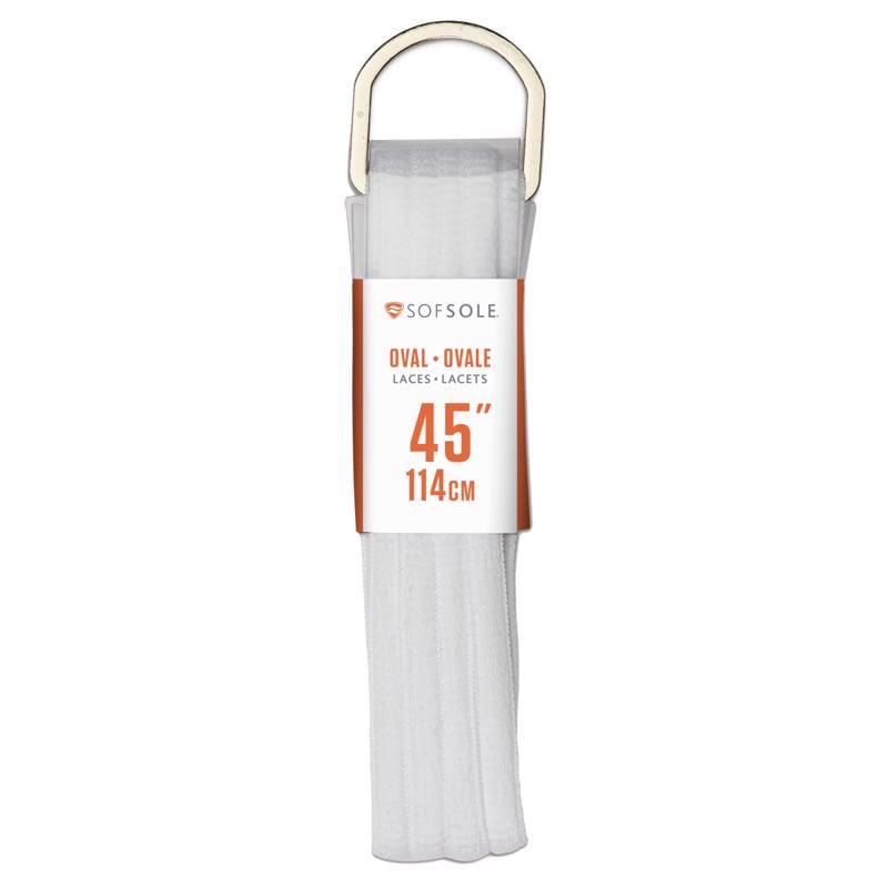Sofsole 84735 Sof Sole 45 in. White Shoe Laces