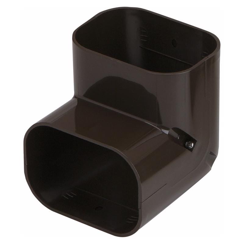Slimduct 85462 Line Set Covers 4.63 in. W X 4.63 in. H Brown