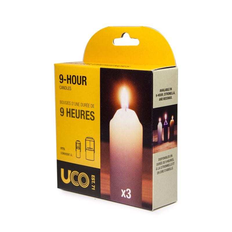 Uco L-CAN3PK White Unscented Scent Plumbers Candle