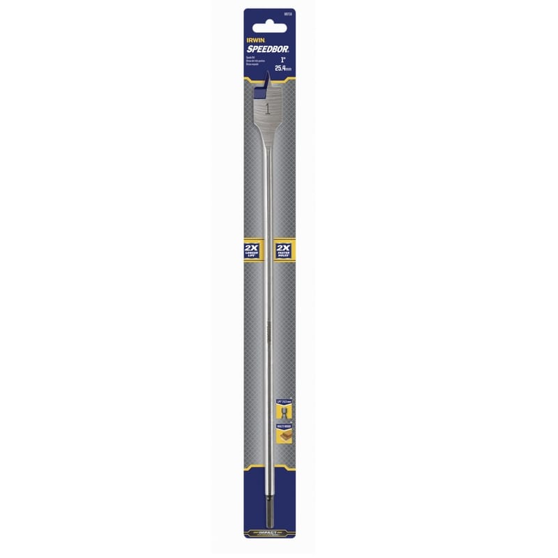 Irwin 88716 Speedbor 1 in. X 16 in. L Carbon Steel Wood Boring Bit Hex Shank 1 pc