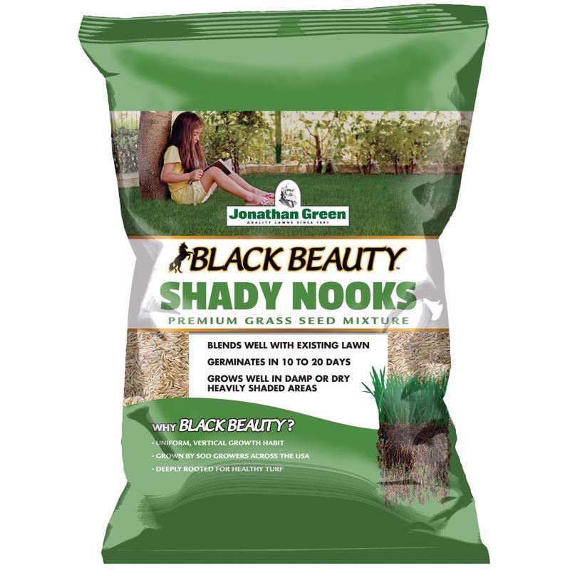 Jonathan Green 11960 Black Beauty Shady Nooks Mixed Full Shade Grass Seed 25 lb