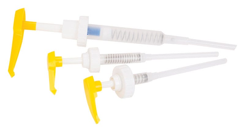 West System 300 300 Pumps Extra Strength Polypropylene Yellow/White Pump Set 3 pk