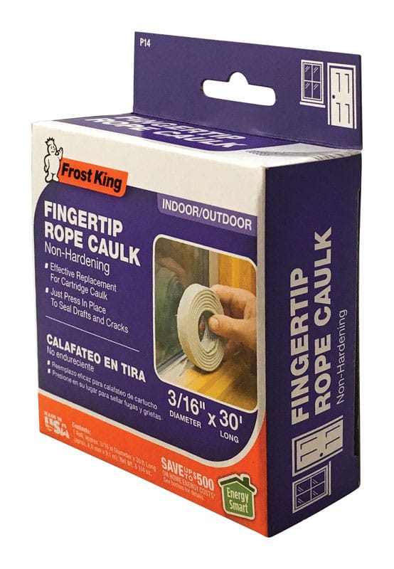 Frost King P14H Gray Silicone Caulking Cord For Gaps and Openings 30 ft. L X 0.19 in.