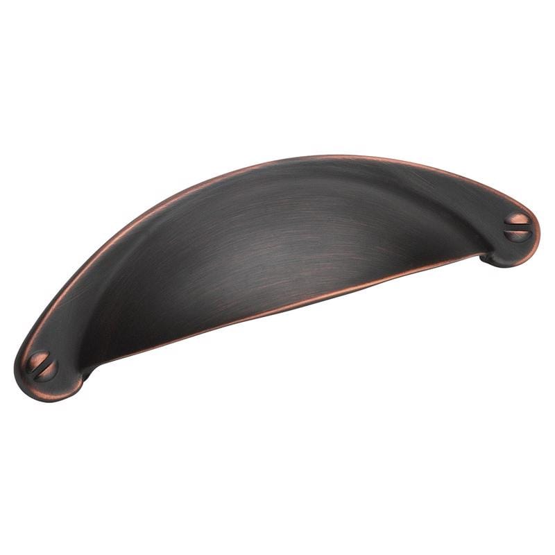 Amerock BP9365ORB Traditional Cup Cabinet Cup Pull 2-1/2 in. Oil Rubbed Bronze Brown 1 pk