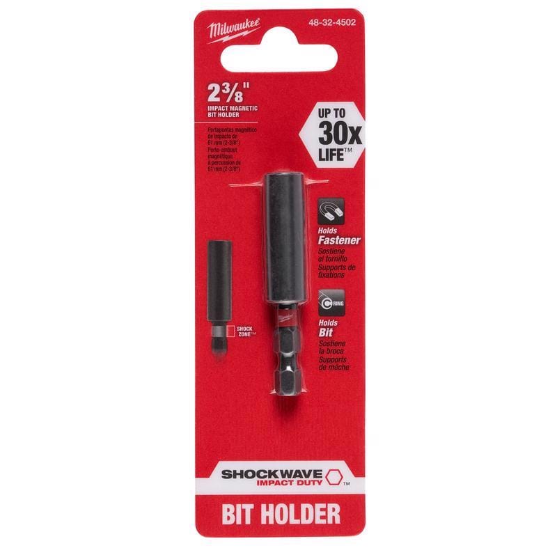 Milwaukee 48-32-4502 Shockwave Bit Tip Holder Mag 2.36"