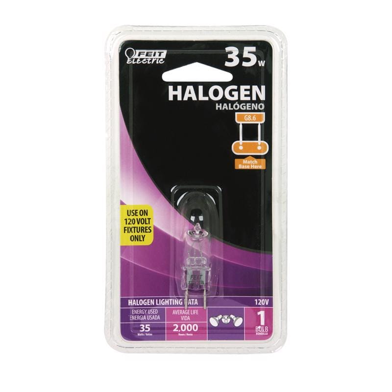 Feit BPQ35/8.6/RP Halogen 35 W JCD Specialty Halogen Bulb 200 lm Warm White 1 pk