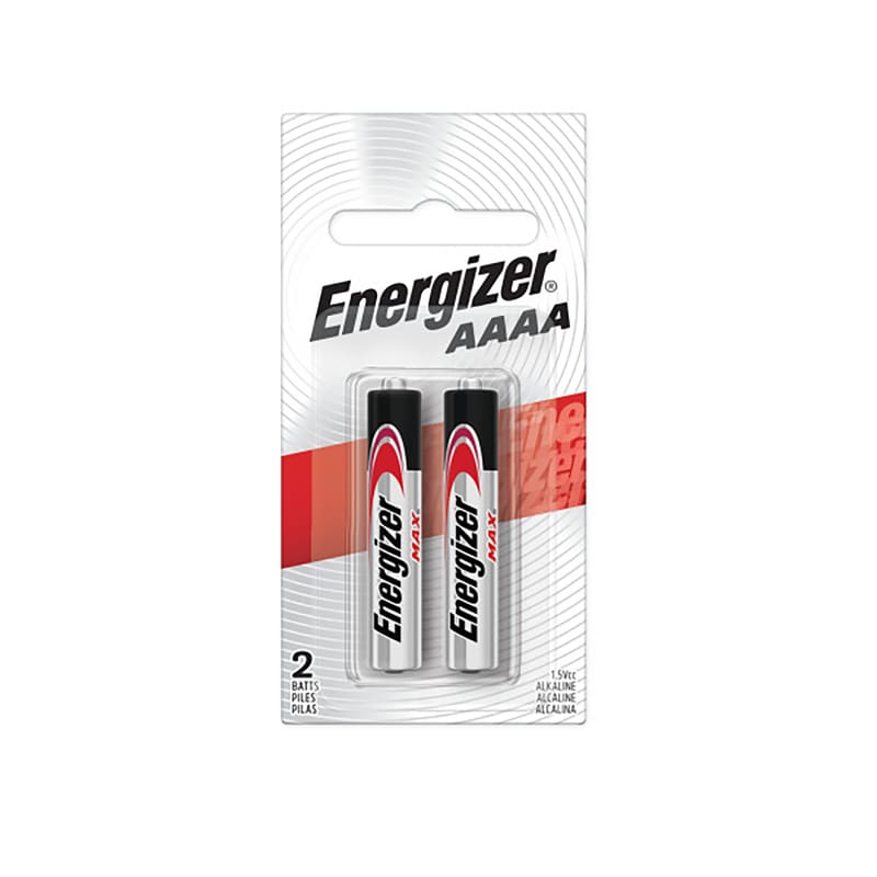Energizer E96BP-2 Max Alkaline AAAA 1.5 V Camera Battery 2 pk