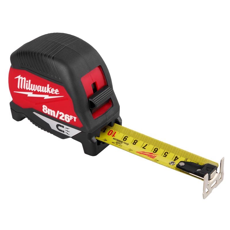 Milwaukee 48-22-1026M 26 ft. L X 1 in. W Compact Wide Blade Magnetic Tape Measure 1 pk