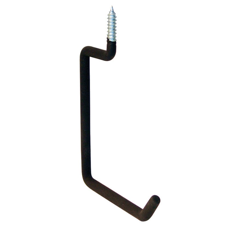 Crawford SH17-25 7.5 in. L Vinyl Coated Black Steel Large Overhead Hanger Utility Hanger 50 lb. cap. 1 pk