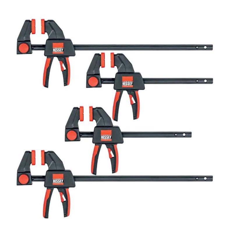 Bessey RES4PK EHK Series Trigger Combination Clamp Set 4 pc